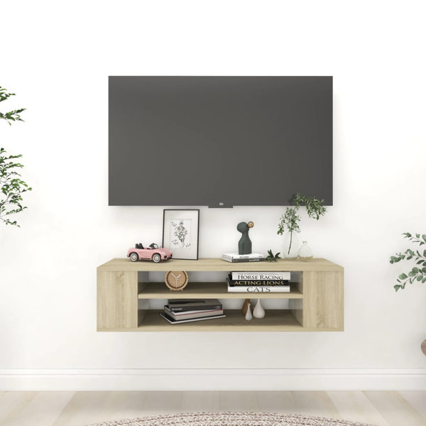 Wade Logan® Hanging TV Stand Floating TV Console Hanging TV Shelf
